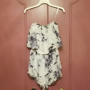 Black and white Romper